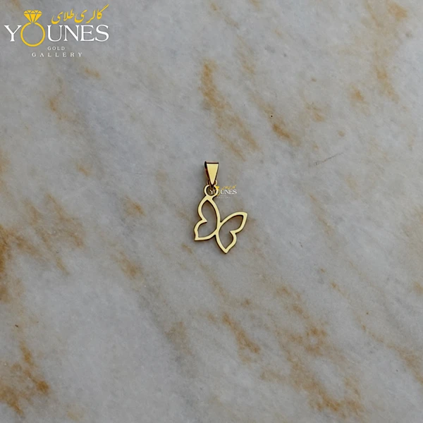 آویز طلا پروانه مینیمال